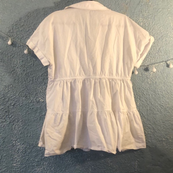 White Zara summer Shirt/dress - Picture 2 of 3